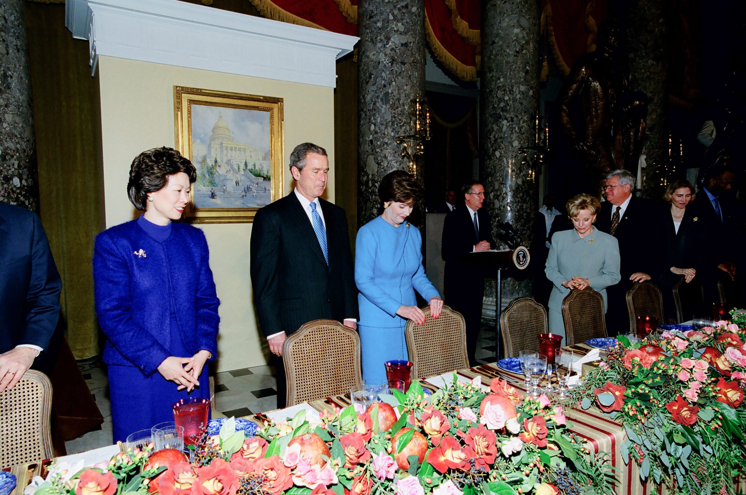 Inaugural Ceremony 2001, Statuary Hall Luncheon