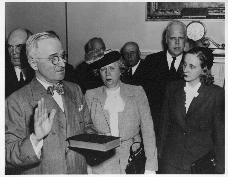President Harry S. Truman Sworn in as President